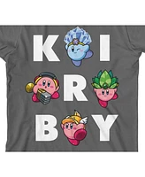 Kirby Boys Transformations Youth Charcoal T-shirt