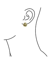 Bling Jewelry Set of 2 Rope Cable Twist Knot Clip-On Earrings Oxidized Silver Gold Plated