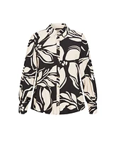 City Chic Plus Rosabella Print Shirt
