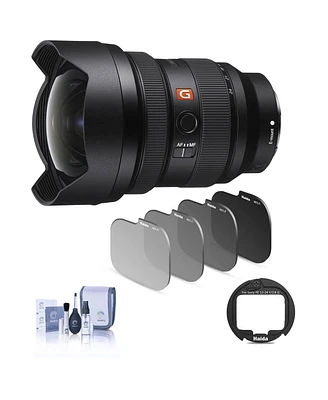 Sony Fe 12-24mm f/2.8 Gm Lens for Sony E, Bundle with Haida Rear Lens Nd Filter Kit, Cleaning Kit