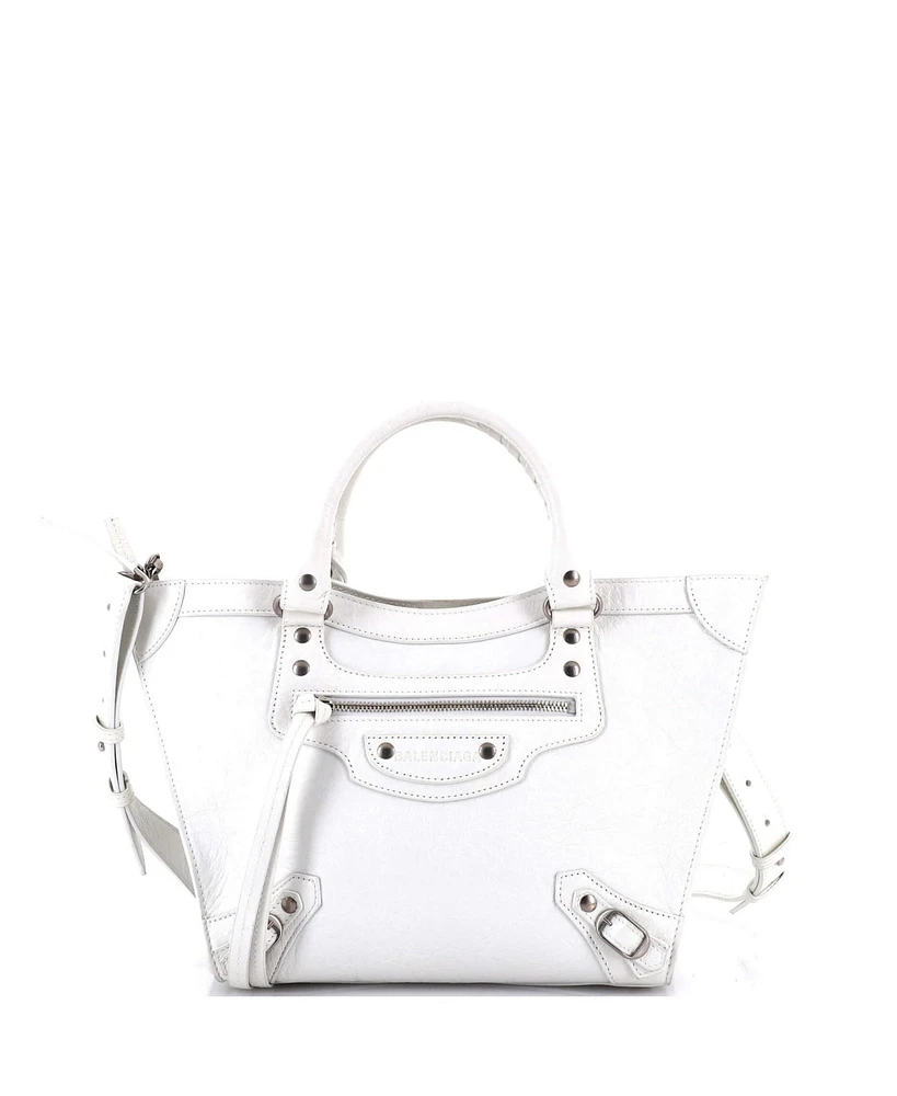 Pre-Owned Balenciaga Small Neo Classic Hobo Leather