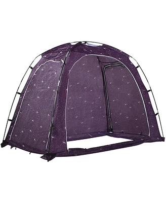 Bed Tent Indoor Privacy Play Tent on Bed with Carry Bag