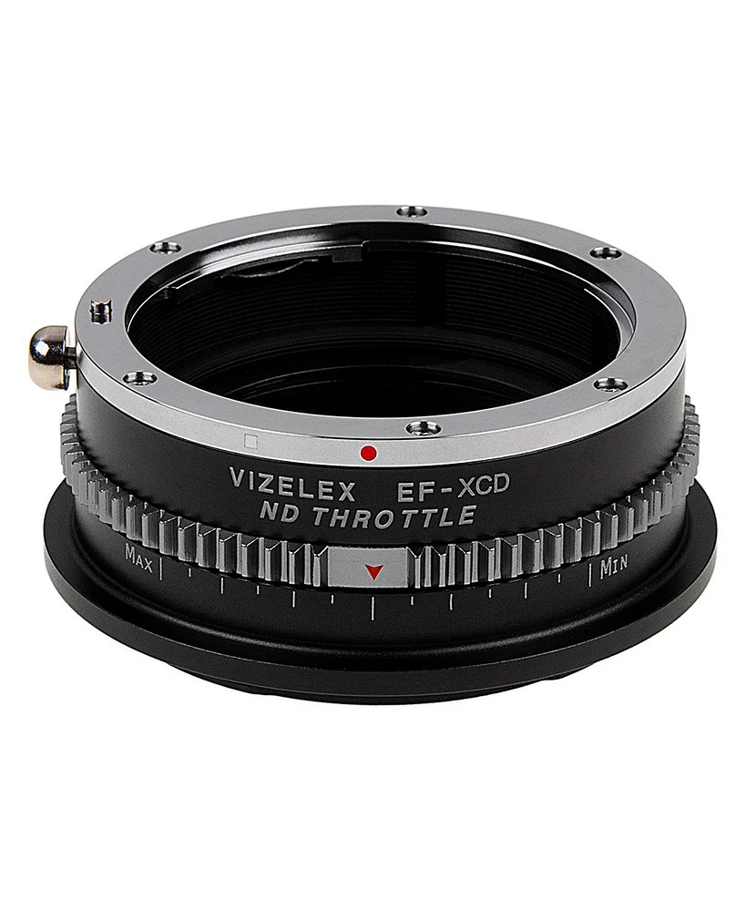 Fotodiox Vizelex Nd Throttle Lens Mount Adapter with Built-In Variable Nd 1 to 8 Stops Filter for Canon Eos Ef/Ef-s D/Slr Lens to Hasselblad X-System