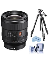 Sony Fe 24mm f/1.4 Gm Lens for Sony E, Bundle with Vanguard Alta Pro 264AT 4-Section Al Tripod and Tbh-100 Head, Cleaning Kit, Cleaning Cloth