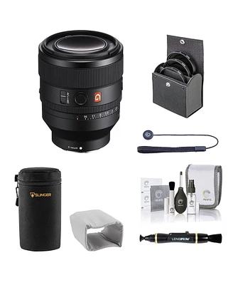 Sony Fe 50mm f/1.2 G Master Lens, Bundle with 72mm Filter Kit, Lens Case, Lens Cleaner, Cleaning Kit, Lens Cap Tether