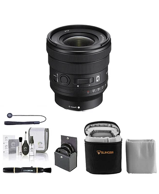 Sony Fe Pz 16-35mm f/4 G Lens for Sony E Bundle with 72mm Digital Essentials Filter Kit, Soft Lens Case, Lens Cleaner, Cleaning Kit, Universal Lens Ca