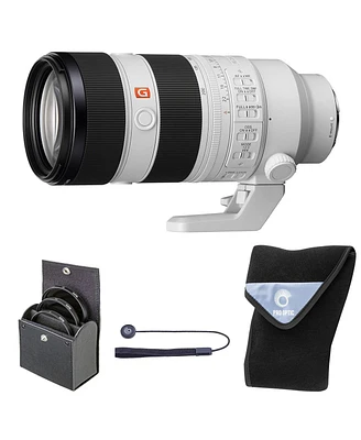 Sony Fe 70-200mm f/2.8 Gm Oss Ii G Lens, Bundle with 77mm Digital Essentials Filter Kit and 19x19" Lens Wrap