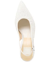 Dolce Vita Women's Elasi Pearl Pointed-Toe Slingback Pumps