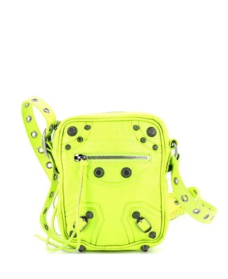 Pre-Owned Balenciaga Le Cagole Giant Studs Crossbody Bag Leather