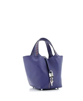 Pre-Owned Hermes Pm Picotin Lock Bag Tressage Epsom