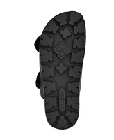 Guess Women's Fasten Double-Buckle Footbed Sandals