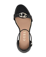 Guess Women's Kabrina G Logo Ankle Strap Stiletto Sandals
