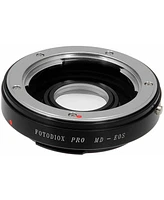 Fotodiox Mount Adapter with 1.4x Multi-Coated Focusing Correction Lens for Minolta Md/Mc Lens to Canon Eos Ef-Mount Camera