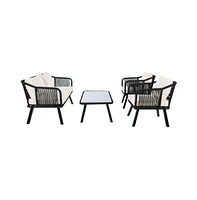 Torsla 4PC Rope Living Set