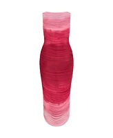 City Chic Plus Halo Ombre Dress