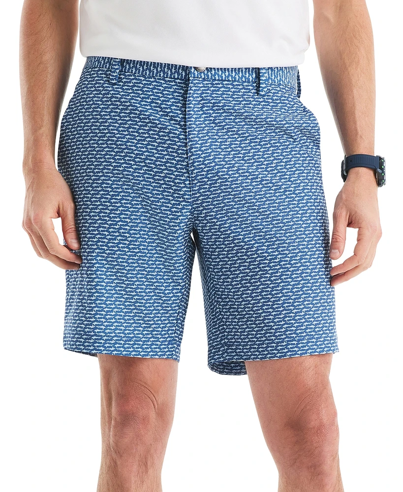 Nautica Men's Slim-Fit Shark Graphic Shorts