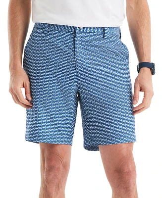 Nautica Men's Slim-Fit Shark Graphic Shorts