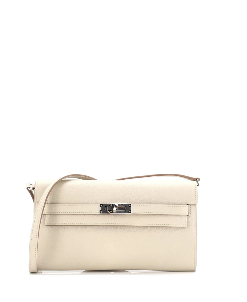 Pre-Owned Hermes Kelly To Go Wallet Evercolor