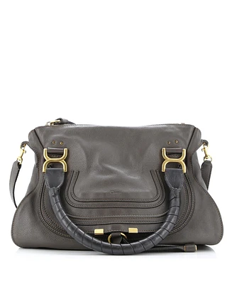 Pre-Owned Chloe Medium Marcie Satchel Leather