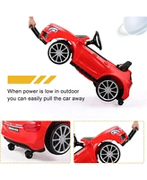 Tobbi 6 Volt Kids Electric Battery Powered Ride On Toy Mercedes Benz Car, Red