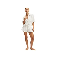 Cotton On Women's Rib Beach Polo Top