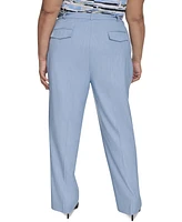 Calvin Klein Plus Faux Denim Pants