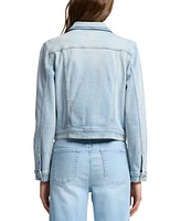 7 For All Mankind Women's Classic Denim Tucker Jacket