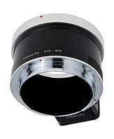 Fotodiox Pro Lens Mount Adapter for Bronica Etr Mount Slr Lens to Fujifilm Gfx Medium Format Camera