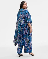 Nina Parker Trendy Plus Printed Kimono