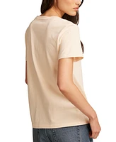 Lucky Brand Women's Cotton Aperol Spritz Crewneck Tee