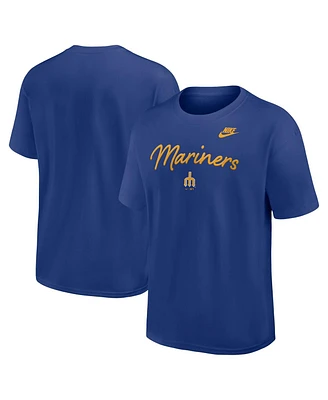 Nike Men's Royal Seattle Mariners Cooperstown Max90 T-Shirt