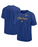 Nike Men's Royal Seattle Mariners Cooperstown Max90 T-Shirt