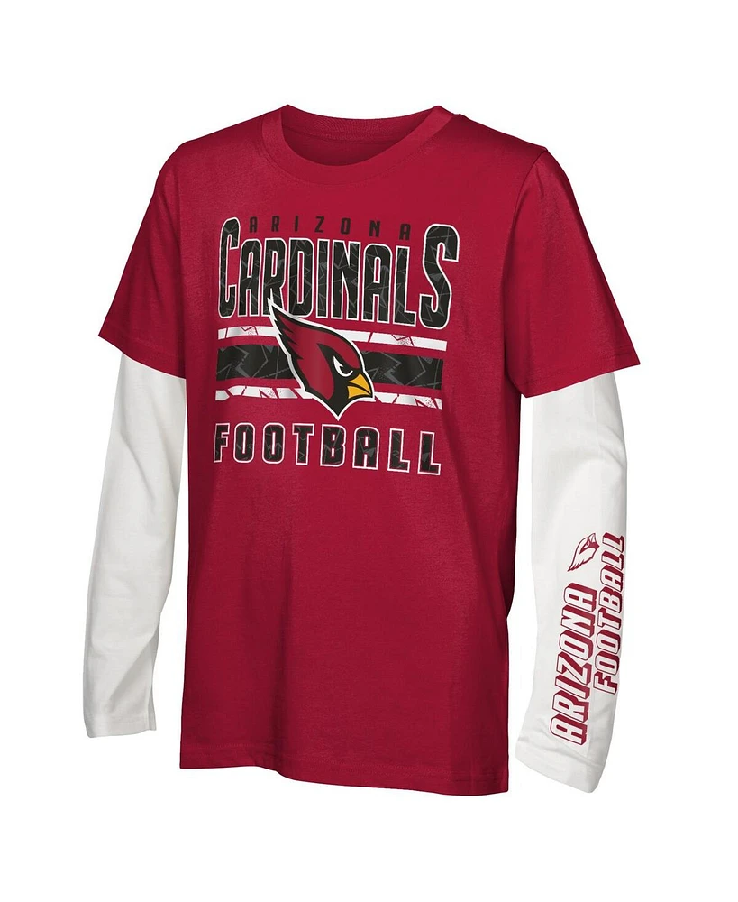Outerstuff Preschool 2-Piece Arizona Cardinals the Mix T-Shirt Combo Set