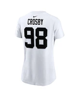 Nike Women's Maxx Crosby White Las Vegas Raiders Player Name Number T-Shirt