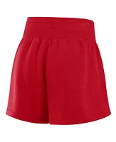Nike Women's Red/Royal Philadelphia Phillies Color Block Phoenix Fleece Lounge Shorts