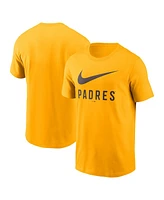 Nike Men's Gold San Diego Padres Swoosh T-Shirt