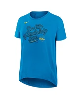 Nike Women's Blue Philadelphia Phillies 2025 City Connect Flowy Fashion Tri-Blend Performance T-Shirt