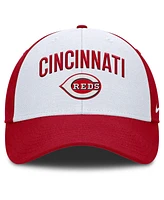 Nike Men's White/Red Cincinnati Reds Club Performance Adjustable Hat