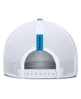 Fanatics Men's Heather Gray Charlotte Fc Low Block Trucker Adjustable Hat