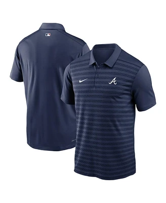 Nike Men's Navy Atlanta Braves Authentic Collection Victory Performance Polo Shirt