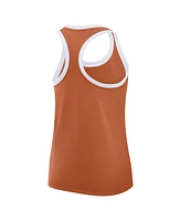 Nike Women's Texas Orange Longhorns Primetime Tri-Blend Racerback Tank Top