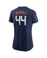 Nike Women's Yordan Alvarez Navy Houston Astros 2025 City Connect Fuse Name Number T-Shirt