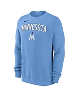 Nike Men's Light Blue Minnesota Twins Pullover Sweatshirt