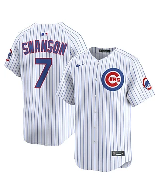 Nike Men's Dansby Swanson White Chicago Cubs Home Limited Player Jersey
