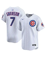 Nike Men's Dansby Swanson White Chicago Cubs Home Limited Player Jersey