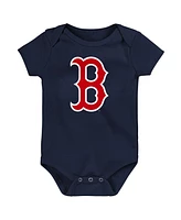 Outerstuff Baby Boys and Girls Boston Red Sox Slide Home Bodysuit 3-Pack
