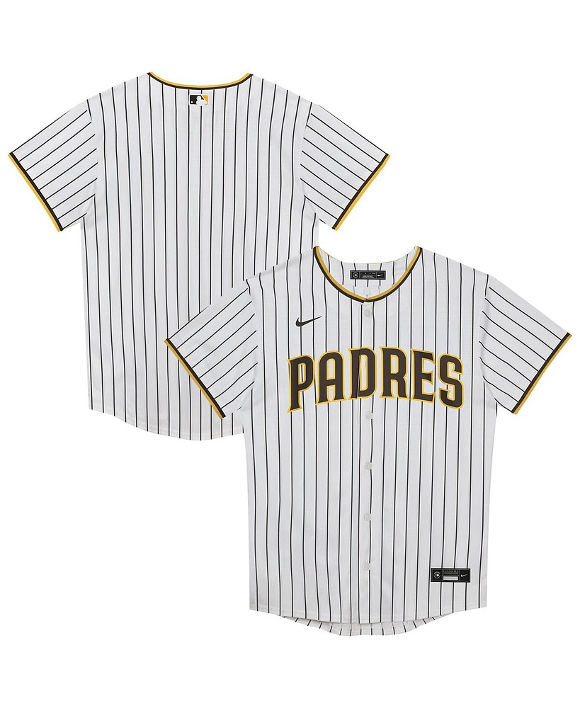 Outerstuff Preschool White San Diego Padres Home Blank Replica Jersey