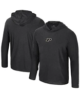 Colosseum Men's Black Purdue Boilermakers Long Sleeve T-Shirt Hoodie