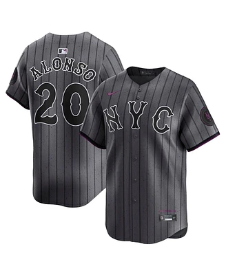 Nike Men's Pete Alonso Gray New York Mets City Connect Limited Jersey