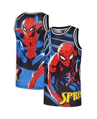 Lids Men's Black Spider-Man Big Print Mesh Jersey